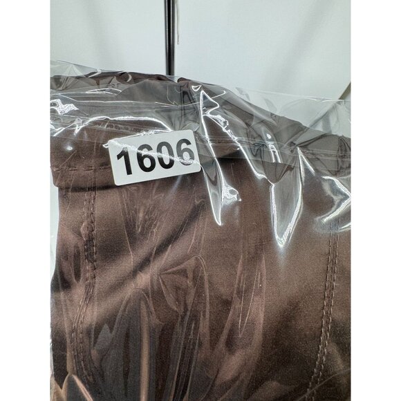 Bebe Satin Blazer Womens Size 6 Y2K Stitching Tailored Single Button 90s Work - Picture 8 of 8